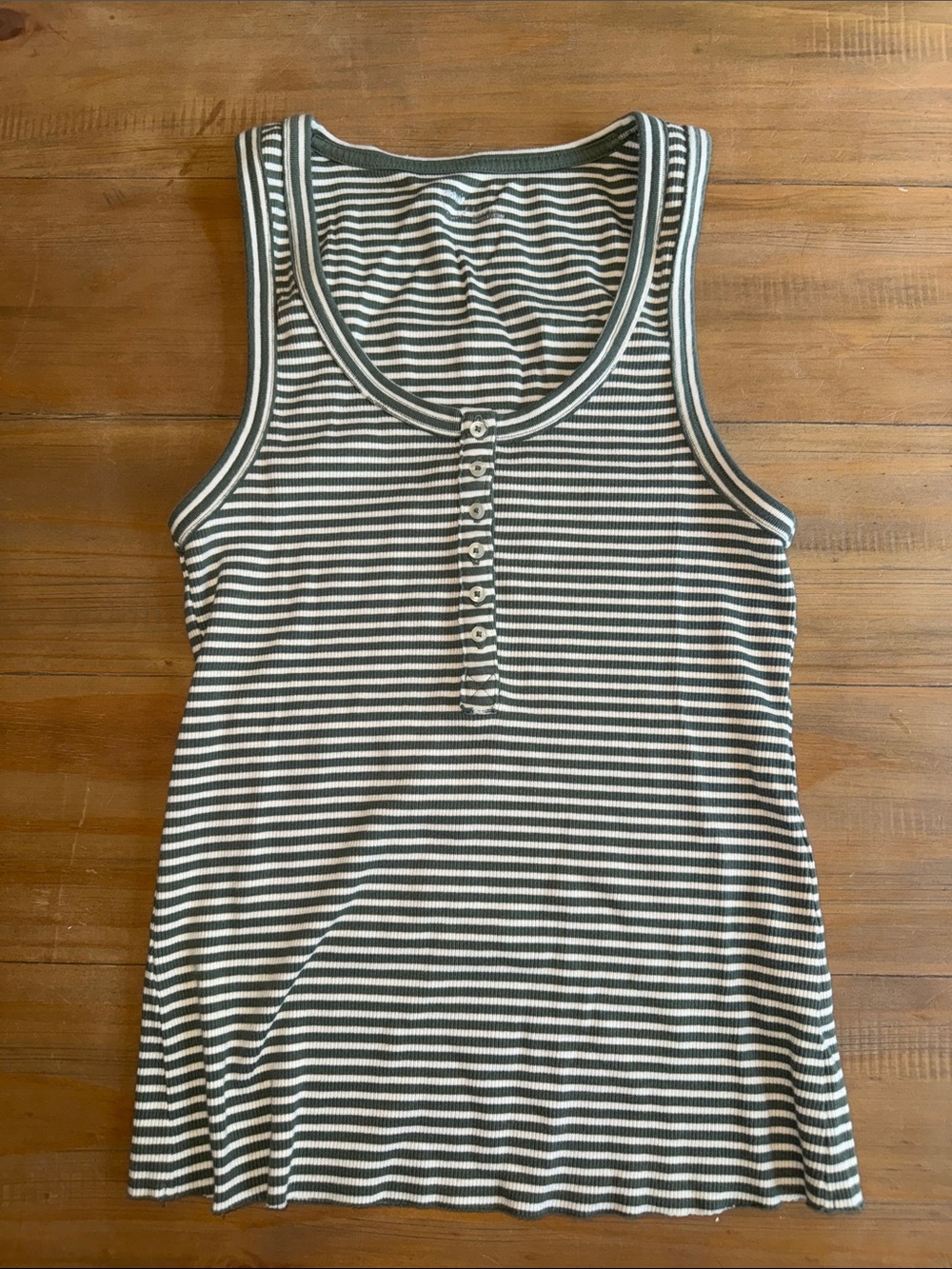 Aerie Striped Scoop Neck Tank Top